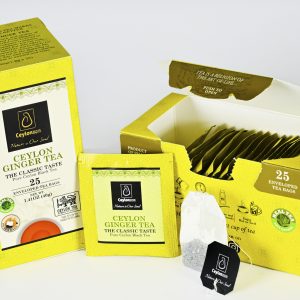 Ceylon Ginger Tea - 25 (Enveloped Tea Bags)