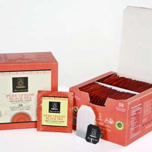 Pure Ceylon Black Tea - 50 (Enveloped Tea Bags)