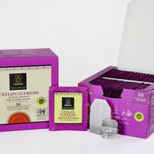 Ceylon Supreme Tea - 50 (Enveloped Tea Bags)